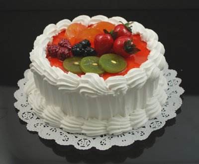 Fruit Top Cake (Vanilla)