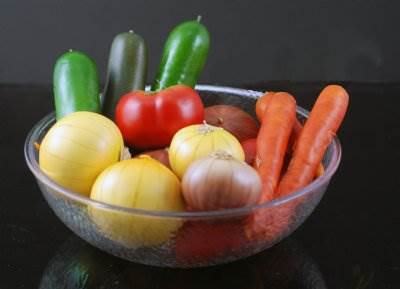 Bowl of Assorted Vegetables