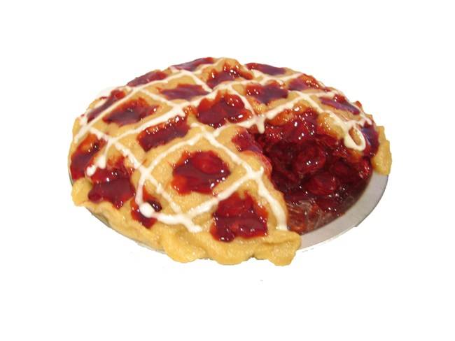 Cherry Pie with Icing
