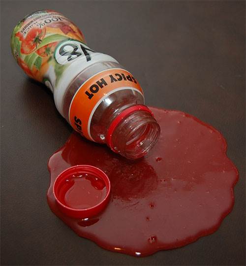 Vegtable Juice Spill
