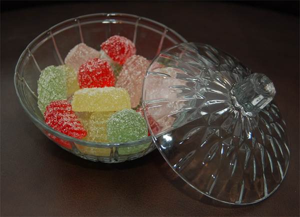 Candy Dish with Fake Candy