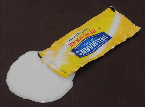 Condiment Mayonnaise Spill
