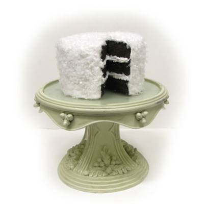 Small Chocolate Cake with Coconut Frosting