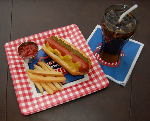 Hot Dog & Drink Set (everything included)