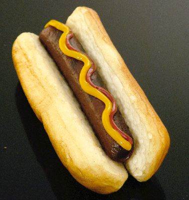 Hot Dog with Mustard & Ketchup