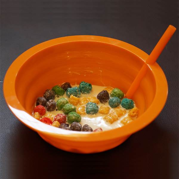 Kids Cereal Bowl (Orange)