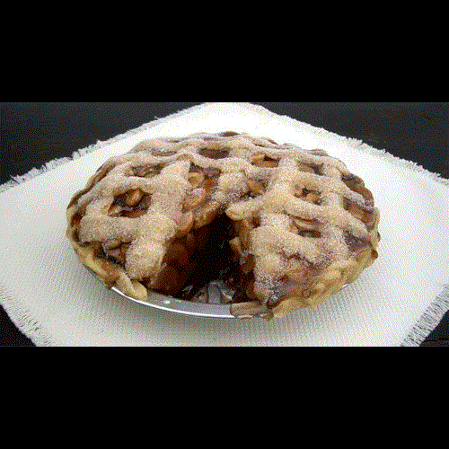 Apple Pie with Slice Missing