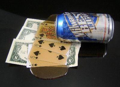 Spilled Beer Can (Poker)