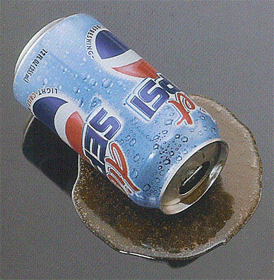 Spilled Diet Can