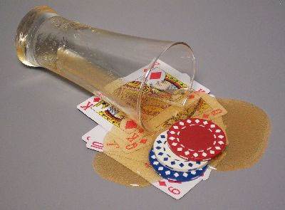 Spilled Glass of Beer (Poker)