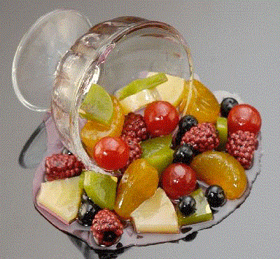 Spilled Fruit Cocktail