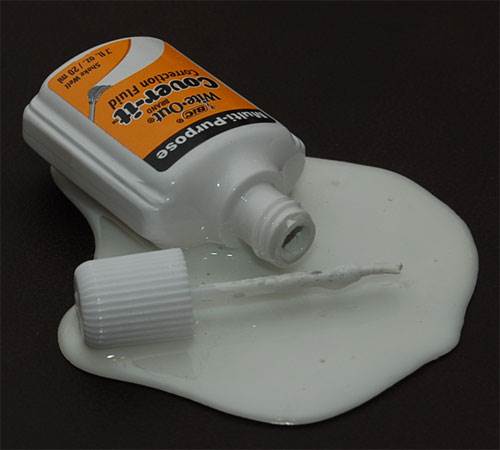 Spilled Correction Fluid