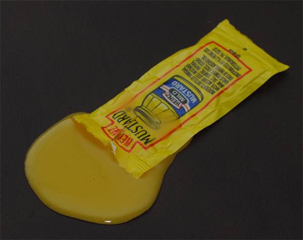 Condiment Mustard Spill