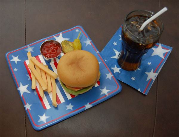 Hamburger & Drink Set (everything incuded)