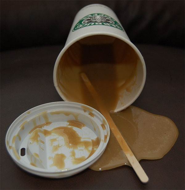 How to Make Fake Spilled Coffee