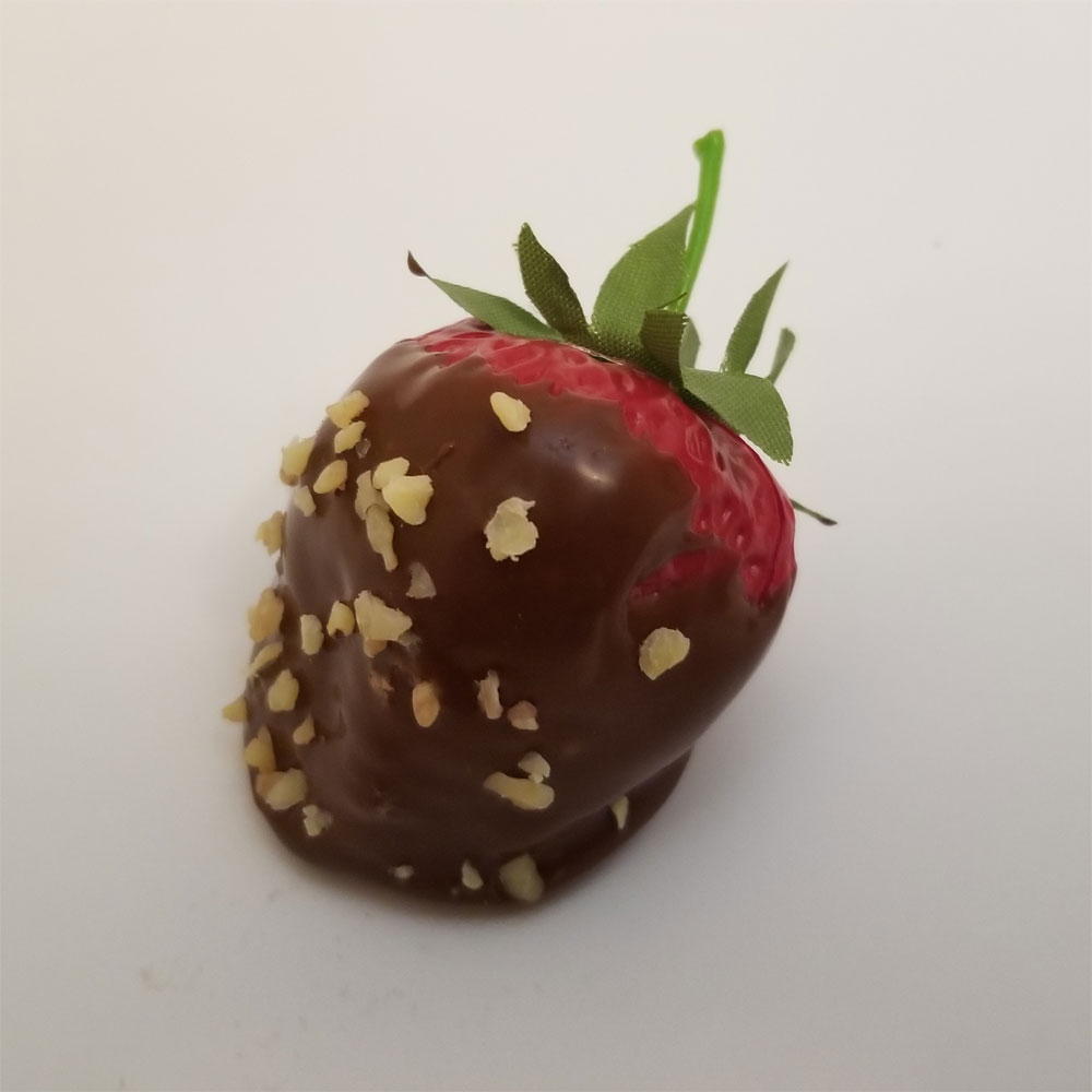 Dipped Strawberry (Chocolate with Nuts)