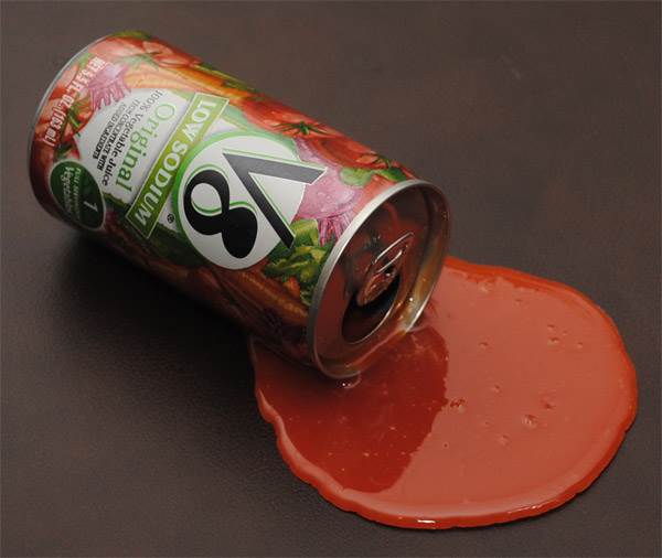 Vegtable Juice Spill